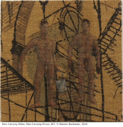 Men Carrying Water, Men Carrying Shoes 1