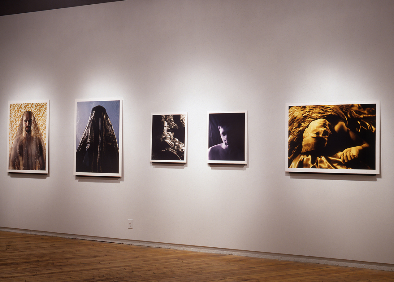 instalation view of Fabrications at Gallery TPW, Toronto